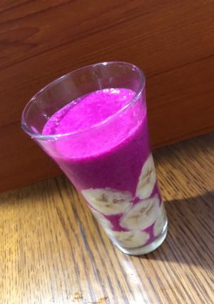 ドラゴンバナナヨーグルトスムージー-レシピのメイン写真