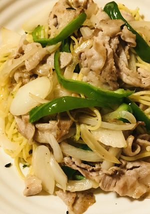 豚肉とパプリカ＆ピーマンの塩焼そば-レシピのメイン写真