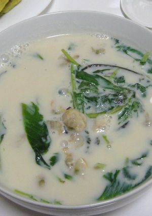 あさりの豆乳スープ-レシピのメイン写真