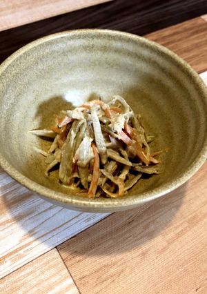 ピーナツでコクうま！ごぼうサラダ-レシピのメイン写真