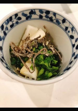 モロヘイヤ 山芋 塩昆布-レシピのメイン写真