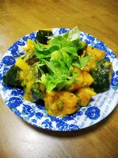 梨湖のかぼちゃハニーレモンサラダ-レシピのメイン写真