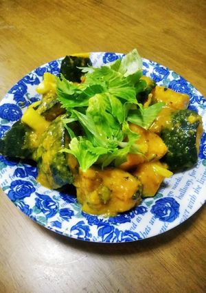 梨湖のかぼちゃハニーレモンサラダ-レシピのメイン写真
