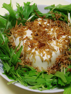冷奴?水菜と豆腐のじゃこサラダ-レシピのメイン写真