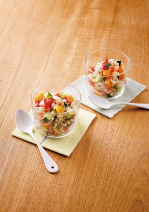 もち麦とバジルの夏サラダ☆by草津市-レシピのメイン写真