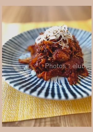 餅ロールのキムチ炒め-レシピのメイン写真