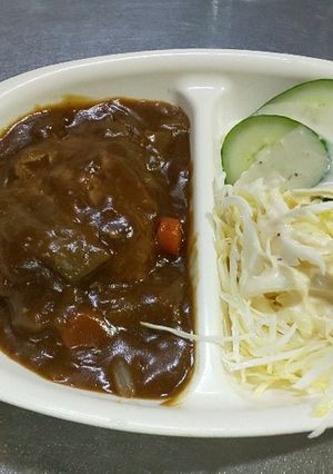 ハンバーグの煮込みカレー味-レシピのメイン写真