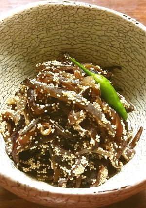 生きくらげとタラコの佃煮　梅風味-レシピのメイン写真