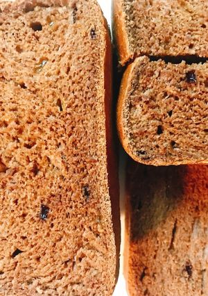HBで粒ジャムチョコバナナ食パン-レシピのメイン写真