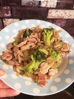 塩ダレ×カレー粉で豚肉とブロッコリー炒め-レシピのメイン写真