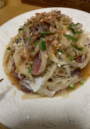 生かつおとスライスオニオンのごまポン酢-レシピのメイン写真