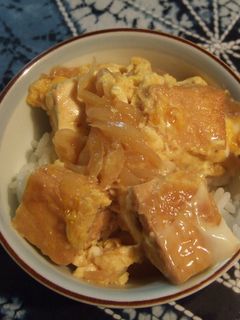 厚揚げの卵とじどんぶり♪-レシピのメイン写真