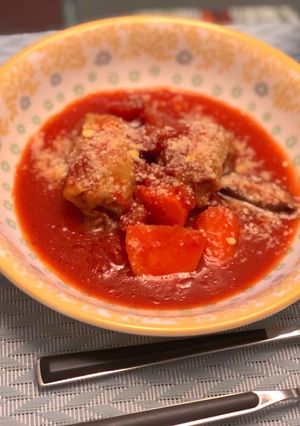 トマト缶で簡単ロールキャベツ-レシピのメイン写真