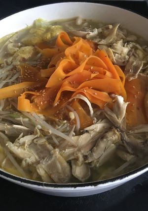 鶏鍋 白湯スープ仕立て-レシピのメイン写真
