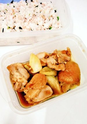 レンジで簡単☆長ネギと鶏肉の照り焼き風-レシピのメイン写真