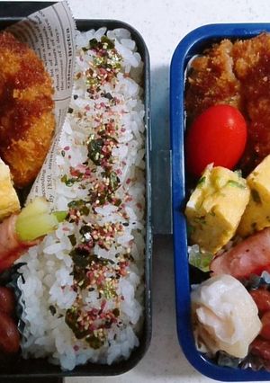 ☆高校生娘と私のお弁当☆99-レシピのメイン写真