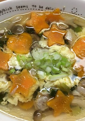 簡単 ニラ玉 野菜 スープ 子どもが喜ぶ-レシピのメイン写真