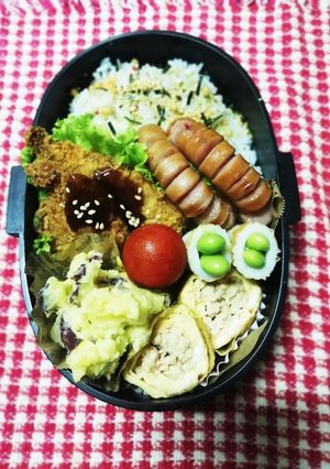 高校男子弁当♡鯵フライ9/5-レシピのメイン写真