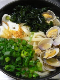 簡単あさりうどん☆オイスターソースが決め-レシピのメイン写真