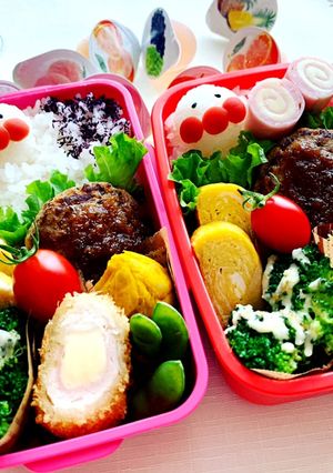 キャラ弁＊アンパンマン＊こにぎり弁当-レシピのメイン写真