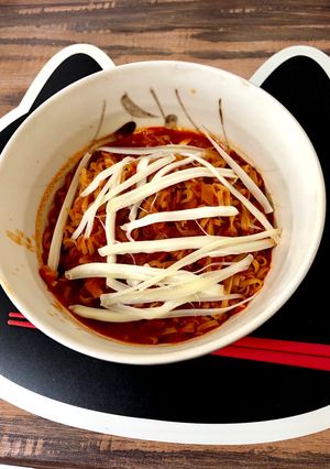 トマトソースチーズチキンラーメン☆-レシピのメイン写真