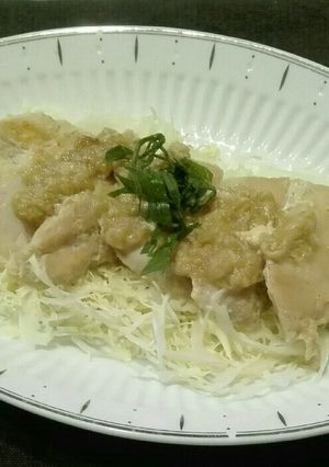 減塩　チキンステーキ　玉ねぎソース-レシピのメイン写真