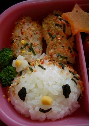 キャラ弁☆お手軽材料でマイメロごはん♪-レシピのメイン写真