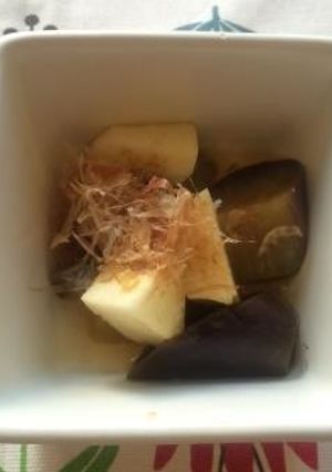 なすと長芋のおかか和え(透析食)-レシピのメイン写真