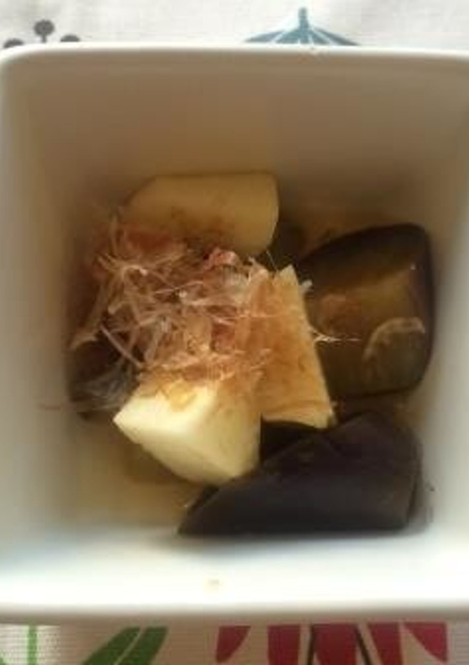 なすと長芋のおかか和え（透析食）-レシピのメイン写真