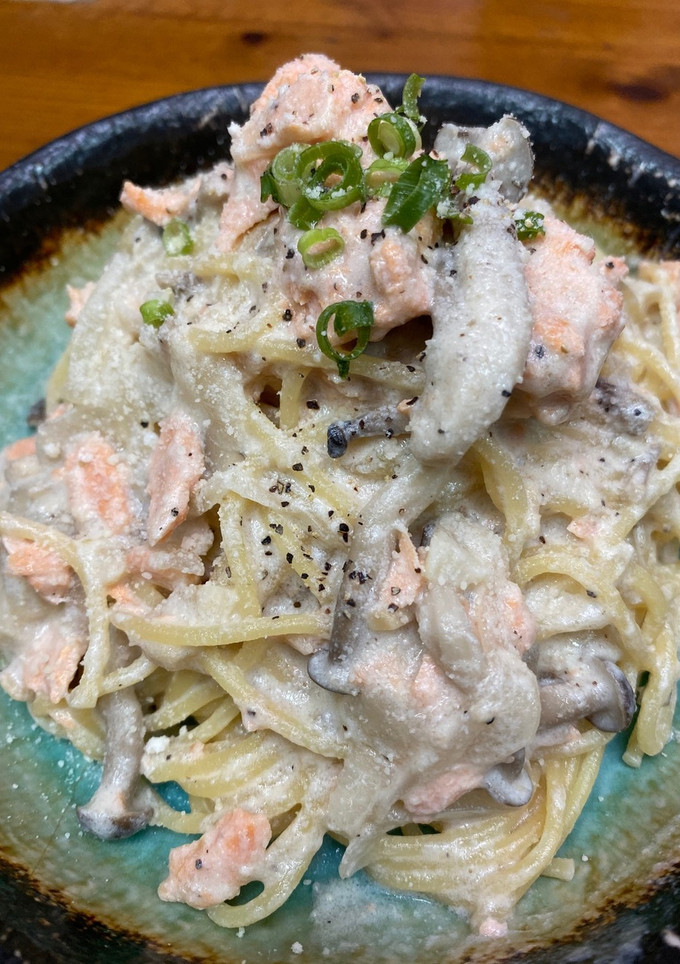 鮭ときのこのクリーム-レシピのメイン写真