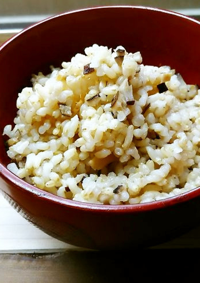 乾しいたけの玄米ご飯-レシピのメイン写真