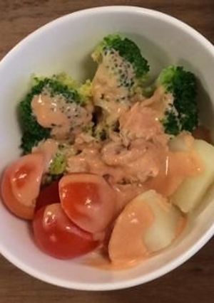 彩りサラダ(透析食)-レシピのメイン写真