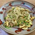 カレー風味スパイシーそうめんチャンプルー