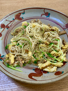 カレー風味スパイシーそうめんチャンプルー-レシピのメイン写真