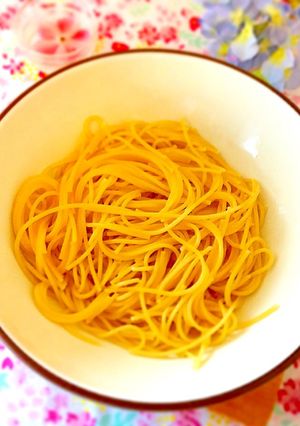 1人分のパスタをレンジで茹でてみた-レシピのメイン写真