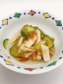 【病院】長芋の梅肉あえ【給食】-レシピのメイン写真