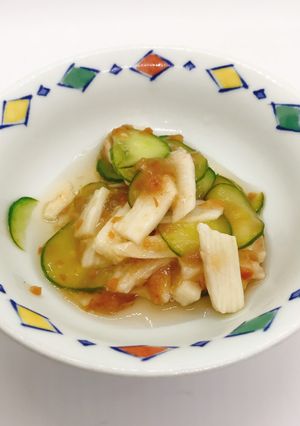 【病院】長芋の梅肉あえ【給食】-レシピのメイン写真