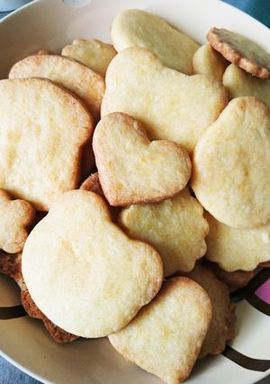 塩バタープレーンクッキー♪家にあるもので-レシピのメイン写真