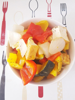 野菜と厚揚げ豆腐の蒸し焼き-レシピのメイン写真