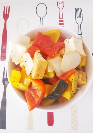 野菜と厚揚げ豆腐の蒸し焼き-レシピのメイン写真