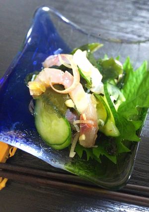 鯵の酢の物-レシピのメイン写真