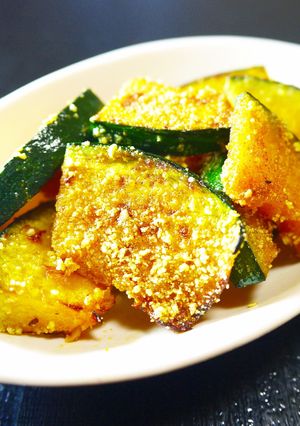 かぼちゃのカレーチーズ焼き。お弁当にも-レシピのメイン写真