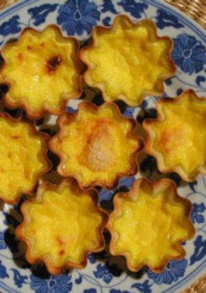 トースターと餃子の皮でエッグタルト！-レシピのメイン写真