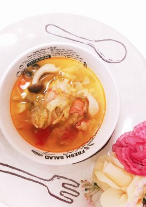 野菜嫌いな子供が完食するスープ-レシピのメイン写真