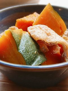簡単!かぼちゃと揚げの煮物-レシピのメイン写真