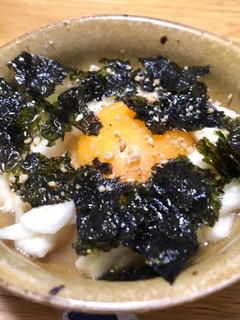 おつまみにも♪長芋と卵黄の華風和え-レシピのメイン写真