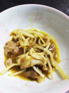 豚肉ともやしのカレー炒め-レシピのメイン写真