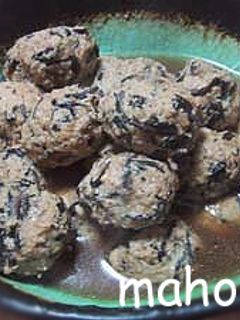 ひじきinおからde鶏つくね-レシピのメイン写真