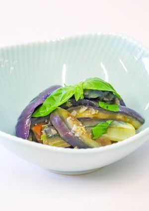 蒸しなすの薬味ソース-レシピのメイン写真