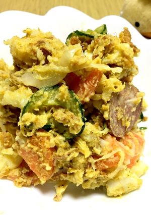 ポテトサラダにちょい足し●華麗にカレー味-レシピのメイン写真